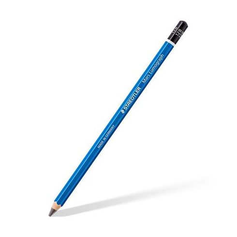 Grafitceruza, 12B, hatszögletű, STAEDTLER "Mars Lumograph 100"