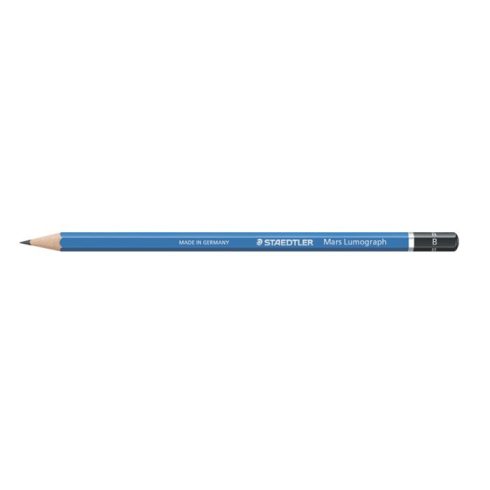 Grafitceruza, B, hatszögletű, STAEDTLER "Mars Lumograph 100"