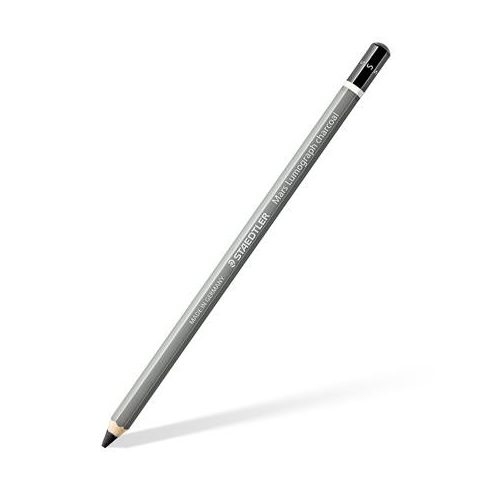 Szénceruza, S, hatszögletű, STAEDTLER "Mars Lumograph 100C"