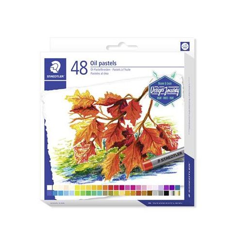 Olajpasztell kréta, STAEDTLER "2420", 48 különböző szín