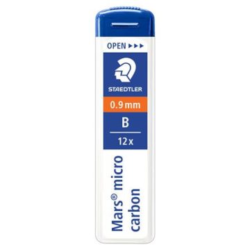  Grafitbél, B, 0,9 mm, STAEDTLER "Mars Micro Carbon 250"