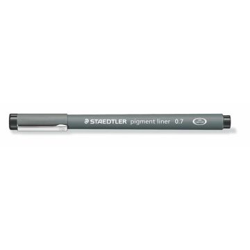   Tusfilc, 0,7 mm, STAEDTLER "Pigment Liner 308", fekete