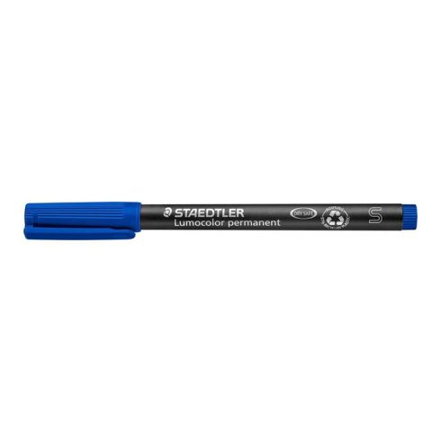 Alkoholos marker, OHP, 0,4 mm, STAEDTLER "Lumocolor® 313 S", kék