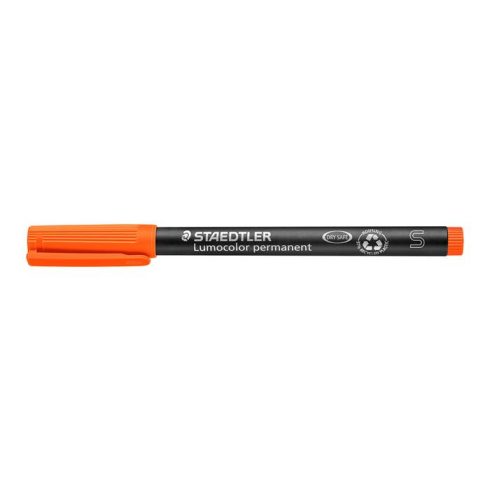 Alkoholos marker, OHP, 0,4 mm, STAEDTLER "Lumocolor® 313 S", narancssárga