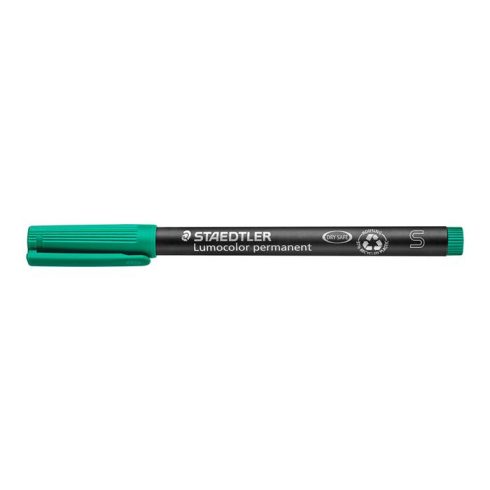 Alkoholos marker, OHP, 0,4 mm, STAEDTLER "Lumocolor® 313 S", zöld