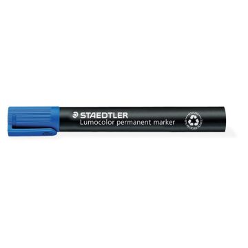   Alkoholos marker, 2 mm, kúpos, STAEDTLER "Lumocolor® 352", kék