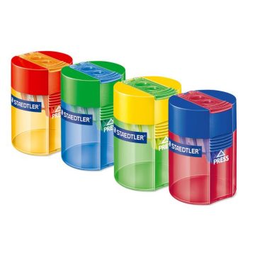  Hegyező, kétlyukú, tartályos, STAEDTLER "512", vegyes színek