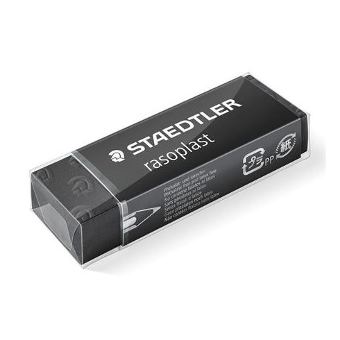 Radír, STAEDTLER "Rasoplast B20", fekete