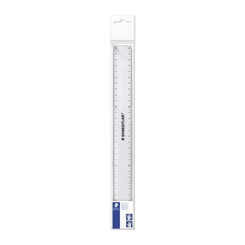 Vonalzó, műanyag, 30 cm, STAEDTLER