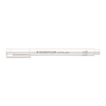   Dekormarker, 1-2 mm, kúpos, STAEDTLER "8323", fehér