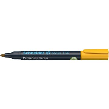   Alkoholos marker, 1-3 mm, kúpos, SCHNEIDER "Maxx 130", sárga