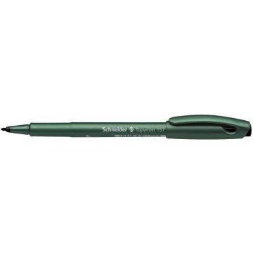   Filctoll, 0,8 mm, SCHNEIDER "Topwriter 157", fekete