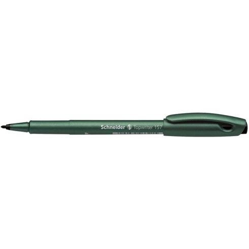 Filctoll, 0,8 mm, SCHNEIDER "Topwriter 157", fekete