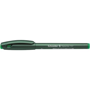 Filctoll, 0,8 mm, SCHNEIDER "Topwriter 157", zöld