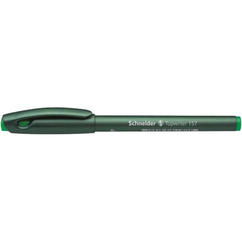 Filctoll, 0,8 mm, SCHNEIDER "Topwriter 157", zöld