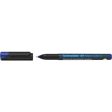   Alkoholos marker, OHP, 0,4 mm, SCHNEIDER "Maxx 220 S", kék