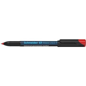   Alkoholos marker, OHP, 0,7 mm, SCHNEIDER "Maxx 222 F", piros