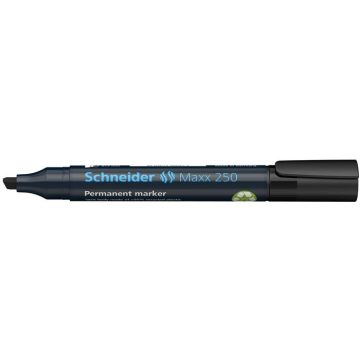   Alkoholos marker, 2-7 mm, vágott, SCHNEIDER "Maxx 250", fekete