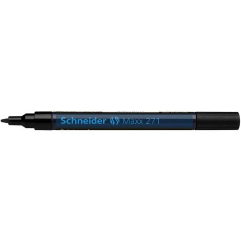 Lakkmarker, 1-2 mm, SCHNEIDER "Maxx 271", fekete