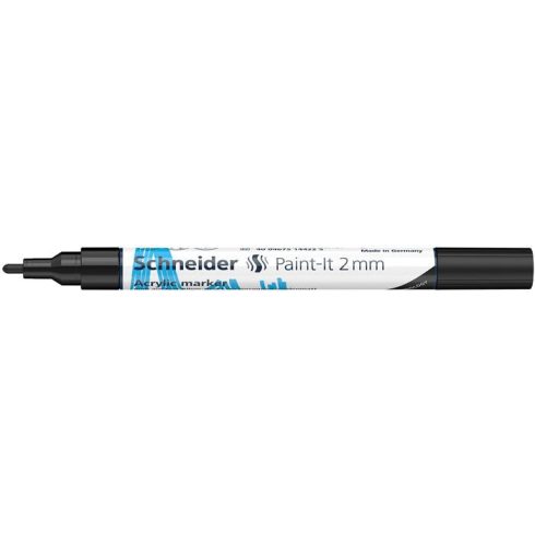 Dekormarker, akril, 2 mm, SCHNEIDER "Paint-It 310", fekete