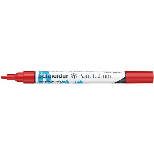 Dekormarker, akril, 2 mm, SCHNEIDER "Paint-It 310", piros