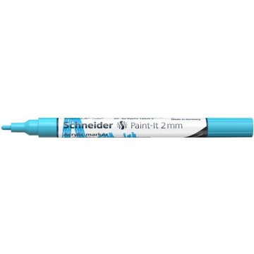   Dekormarker, akril, 2 mm, SCHNEIDER "Paint-It 310", pasztellkék