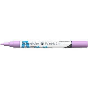   Dekormarker, akril, 2 mm, SCHNEIDER "Paint-It 310", pasztell-lila