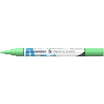   Dekormarker, akril, 2 mm, SCHNEIDER "Paint-It 310", pasztellzöld