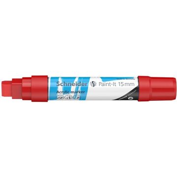   Dekormarker, akril, 15 mm, SCHNEIDER "Paint-It 330", piros