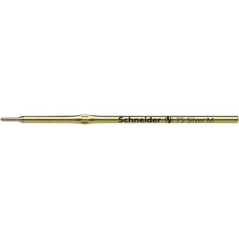 Golyóstollbetét, 0,5 mm, SCHNEIDER "75 Silver", ezüst