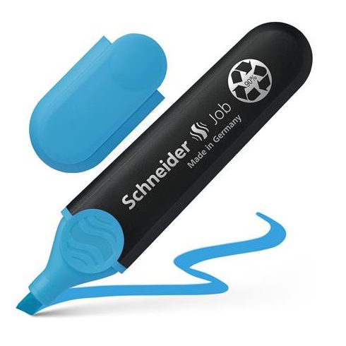 Szövegkiemelő, 1-5 mm, SCHNEIDER "Job 150", kék