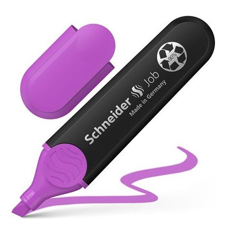 Szövegkiemelő, 1-5 mm, SCHNEIDER "Job 150", lila