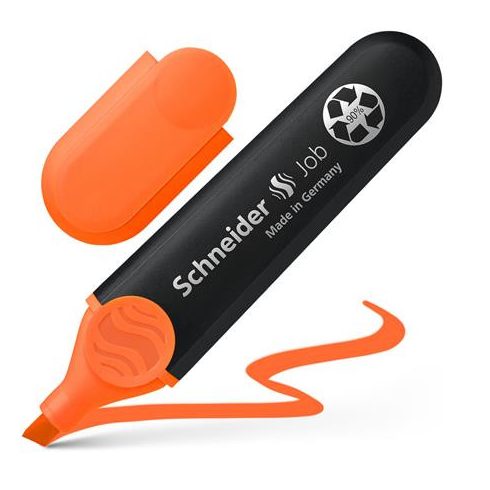 Szövegkiemelő, 1-5 mm, SCHNEIDER "Job 150", narancssárga