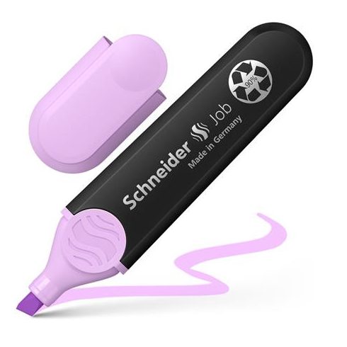 Szövegkiemelő, 1-5 mm, SCHNEIDER "Job Pastel", levendula