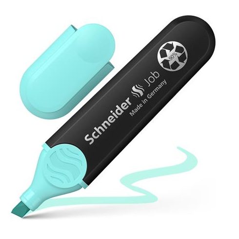 Szövegkiemelő, 1-5 mm, SCHNEIDER "Job Pastel", türkizkék