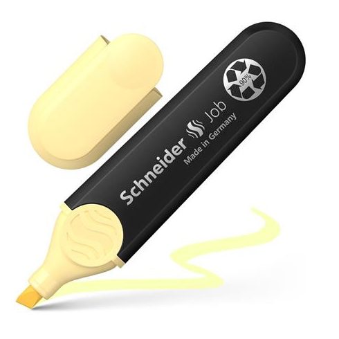 Szövegkiemelő, 1-5 mm, SCHNEIDER "Job Pastel", vanília
