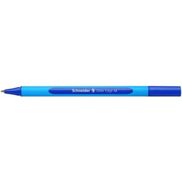   Golyóstoll, 0,5 mm, kupakos, SCHNEIDER "Slider Edge M", kék