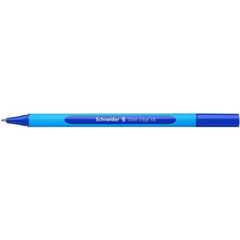 Golyóstoll, 0,7 mm, kupakos, SCHNEIDER "Slider Edge XB", kék