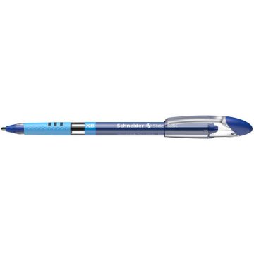   Golyóstoll, 0,7 mm, kupakos, SCHNEIDER "Slider Basic XB", kék
