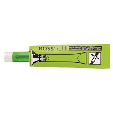   Utántöltő "Boss" szövegkiemelőhöz, STABILO "Boss", zöld