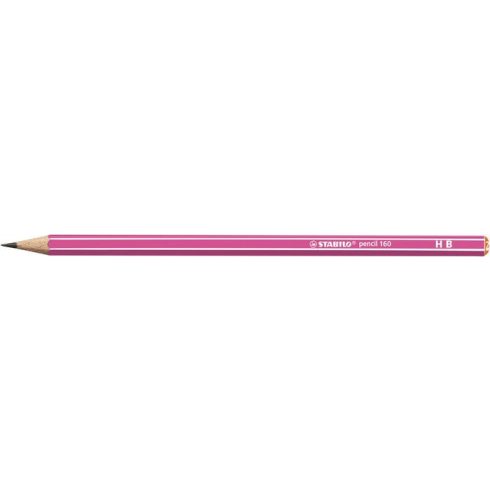 Grafitceruza, HB, hatszögletű, STABILO "Pencil 160", rózsaszín