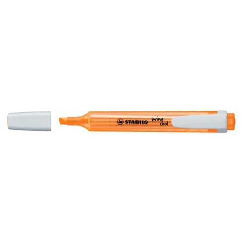 Szövegkiemelő, 1-4 mm, STABILO "Swing Cool", narancssárga