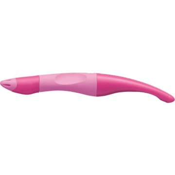   Rollertoll, 0,5 mm, jobbkezes, rózsaszín tolltest, STABILO "EASYoriginal Start", kék