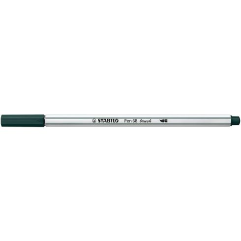 Ecsetirón, STABILO "Pen 68 brush", földeszöld