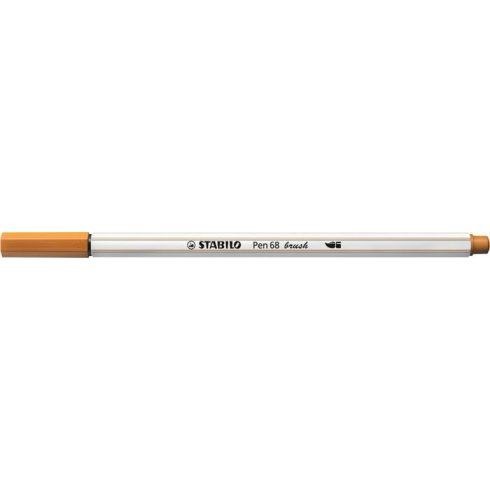 Ecsetirón, STABILO "Pen 68 brush", okkersárga