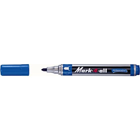 Alkoholos marker, 1,5-2,5 mm, kúpos, STABILO "Mark-4-all", kék