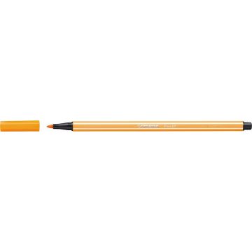   Filctoll, 1 mm, STABILO "Pen 68", neon narancssárga