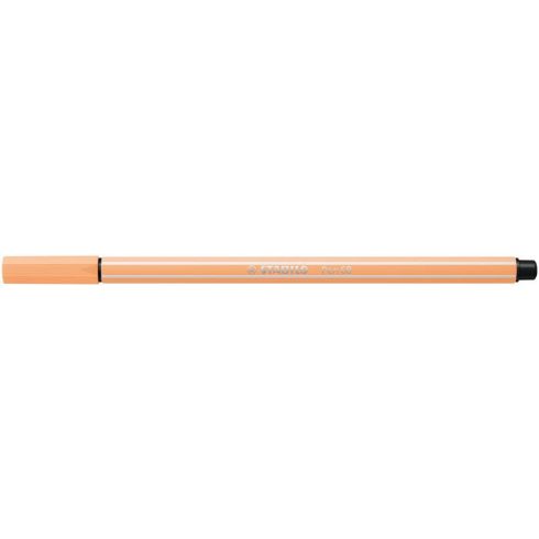 Filctoll, 1 mm, STABILO "Pen 68", világosnarancs