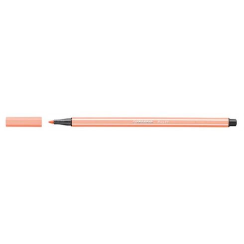 Filctoll, 1 mm, STABILO "Pen 68", világos testszínű