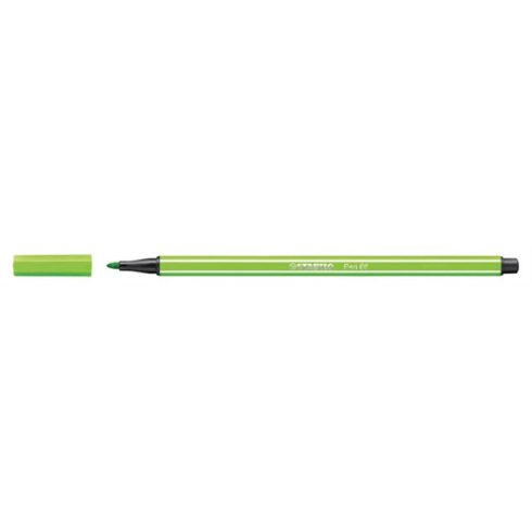 Filctoll, 1 mm, STABILO "Pen 68", világoszöld